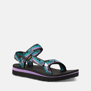 Teva Midform Universal Flatform Damen Schwarz Sale [EOXJ34759]